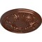 Ekena Millwork Wakefield Ceiling Medallion (Fits Canopies up to 3 5/8"), 11 3/4"OD x 1 1/4"P, Copper Penny CM11WACPS - alternate 2